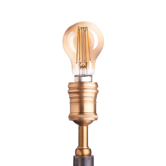 Standard 6 Watt LED bulb with amber coating and E27 Screw fitting
