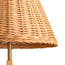 25cm empire shade in natural rattan