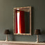 Baloo mirror in a natural whitewash finish