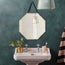 Octagonal bevelled Luxor mirror