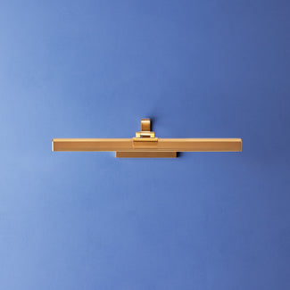 Regular Marcel rechargeable picture light in antique brass finish