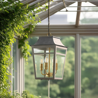 Majorelle ip44 pendant in Grey