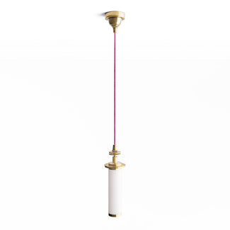 Classic rechargeable pendant kit in antique brass