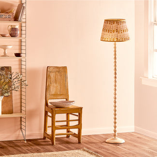 Lillee rechargeable standing lamp in Cream