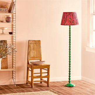 Lillee rechargeable standing lamp in turquoise