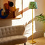 Lillee rechargeable standing lamp in yellow
