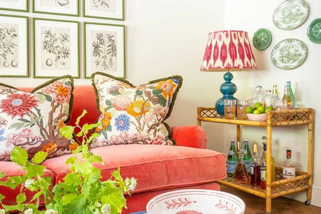 “The shade made me do it”: styling a room around one statement lampshade