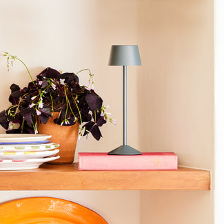 Wee Scoon rechargeable table lamp in shale