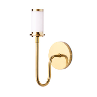 Abigail rechargeable wall fitting in antique brass