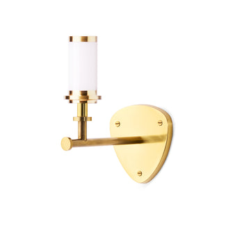 Loco rechargeable wall fitting in antique brass