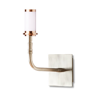 Stevie rechargeable wall fitting in antique silver