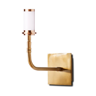 Stevie rechargeable wall fitting in antique brass