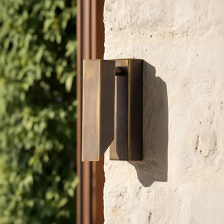 Andor IP54 adjustable wall light in bronze