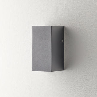 Mullian ip65 downwards wall light in black