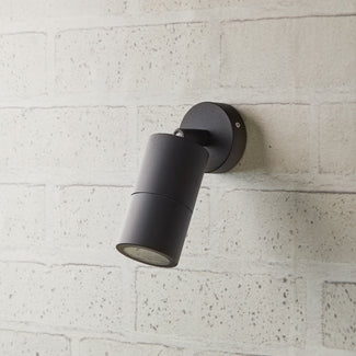 Portreath ip65 adjustable pillar light in storm