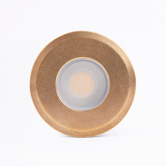 Sennen ip67 LED full body deck light in brass